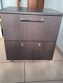 CASSETTIERA  CON ROTELLE