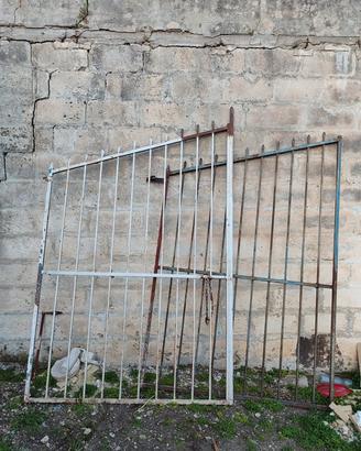 Cancello in ferro pesante doppia anta