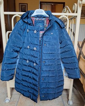 giubbino cappotto bimba blu 8 anni