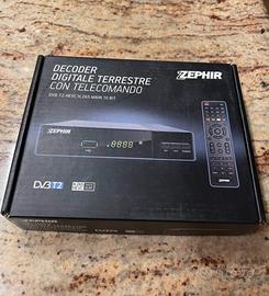 decoder digitale terrestre con telecomando
