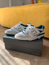 New Balance 550 white/green