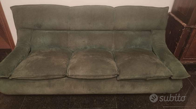 Set Divano + poltrona in velluto