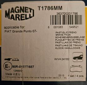 Pastiglie Grande Punto Abarth e Mito Pagid T1786