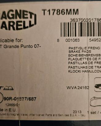 Pastiglie Grande Punto Abarth e Mito Pagid T1786