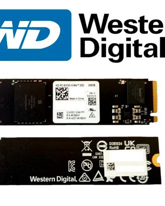 ssd nvme nuovo WESTERN DIGITAL  256GB velocissimo