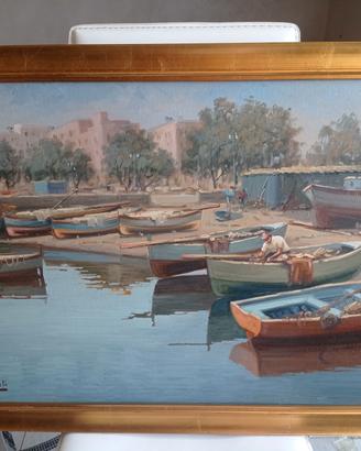 QUADRO DIPINTO MAESTRO EUGENIO LORETO 1907 1986