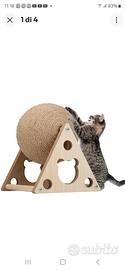 sfera tiragraffi x gatti nuovo mai usato