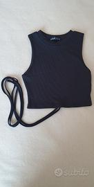 Top nero taglia xs