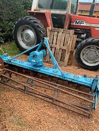 erpice Lonardi da 250 e girello gira fieno