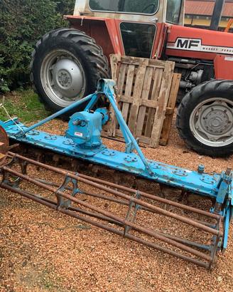 erpice Lonardi da 250 e girello gira fieno