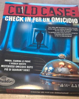 Gioco Cold Case check in per un omicidio