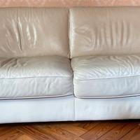 Divano e poltrona in pelle Divani & Divani