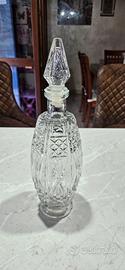Bottiglia / Decanter vintage in vetro lavorato 
