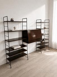 Libreria modulare Mid-Century Modern anni ’50