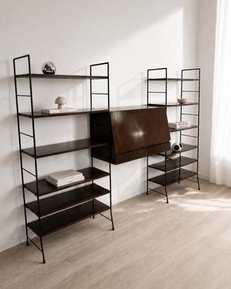 Libreria modulare Mid-Century Modern anni ’50