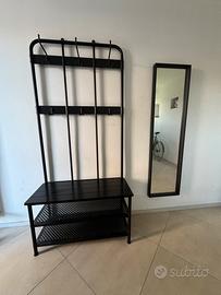 Mobile ingresso porta scarpe e appendiabiti