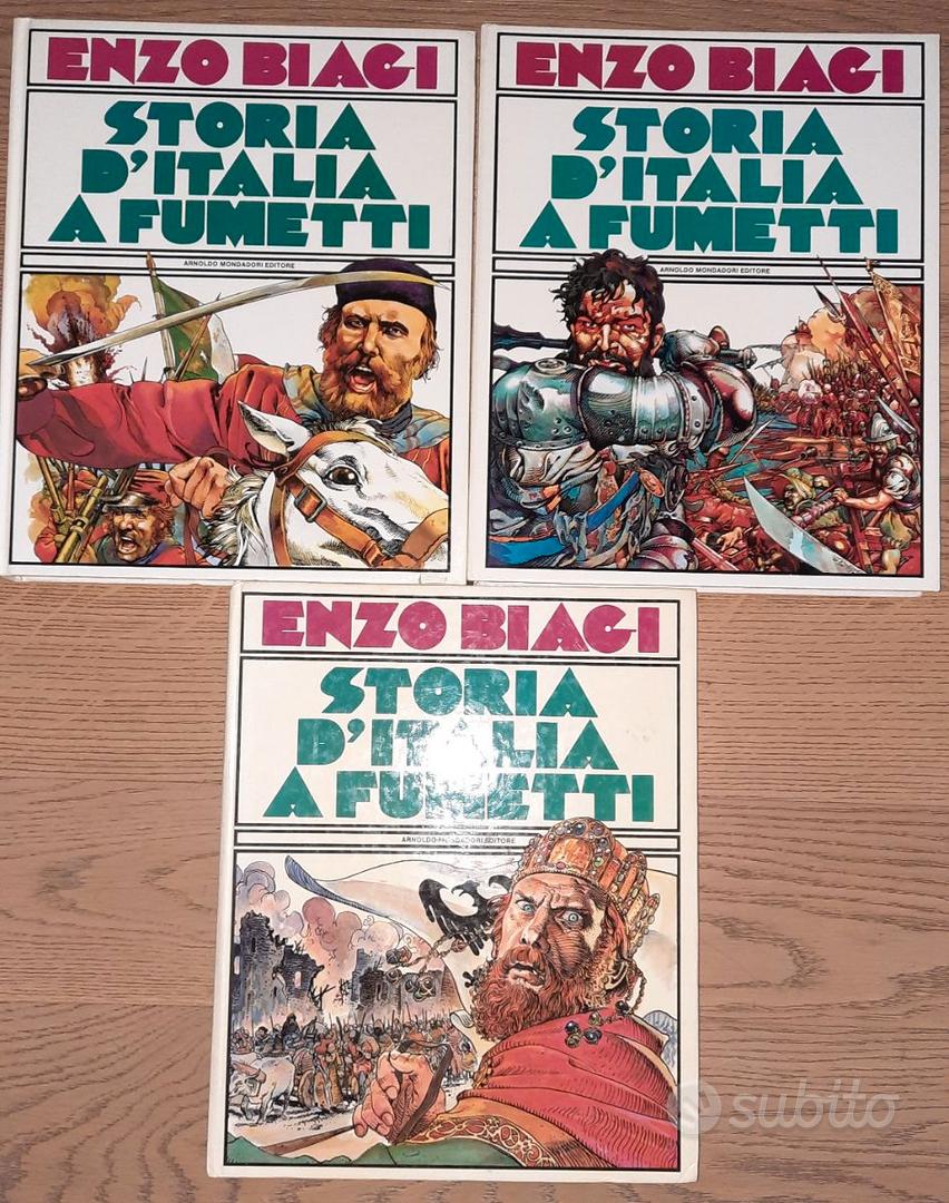 STORIA D'ITALIA A FUMETTI DI ENZO BIAGI - Libri e Riviste In vendita a  Varese