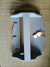 Portachiavi da muro con vano portaoggetti 