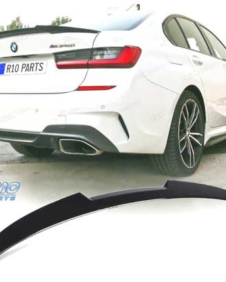 SPOILER ALETTONE PER BMW G20 LOOK M4 NERO LUCIDO