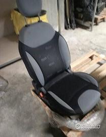 Interni fiat 500 l pelle azzurra