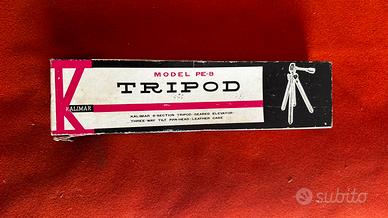 Treppiede Vintage Cromato Kamar PE-8 Made in Japan
