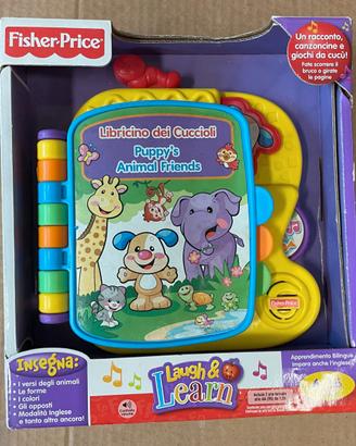 Fisher Price Libricino dei Cuccioli 0 a 12 mesi