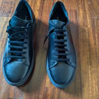 Sneakers basse pelle nera J. Lindeberg