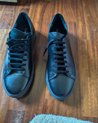 Sneakers basse pelle nera J. Lindeberg