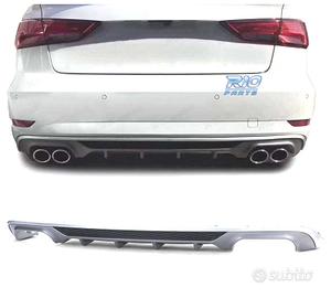 DIFFUSORE PER AUDI A3 8V 16-20 LOOK S3