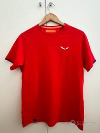 T-shirt tecnica SALEWA tg.S originale colore rosso