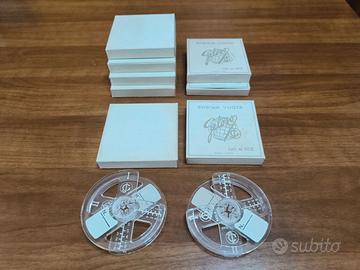 8 bobine per registratori  Geloso 8cm senza nastro