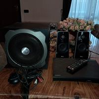 Samsung Lettore Blu Ray 4k + Casse Trust Sub 2.1.