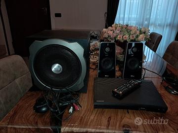 Samsung Lettore Blu Ray + Casse Trust Sub 2.1.