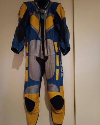 Tuta moto intera Biesse taglia 52 – pelle – pista