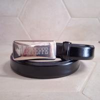 Cintura FERRE' in pelle nera. 🎁 