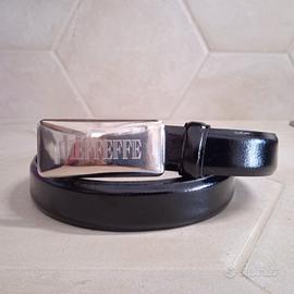 Cintura FERRE' in pelle nera. 🎁 