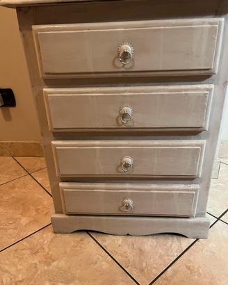 Cassettiera Shabby chic