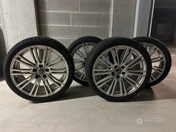 Kit 4 cerchi 8,5 x 19” + gomme invernali 255 35 19