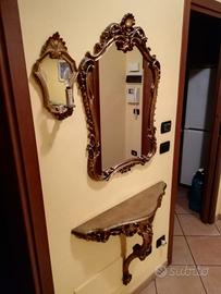 Specchio antico + divano+ cucina   Anche non