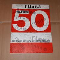 Libro L'Unità 50 anni 1924 - 1974