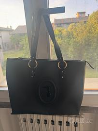 Borsa shopper Trussardi nera