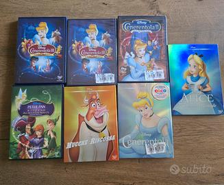 DVD Disney Cenerentola 1, 2, 3, Alice.. (singolo)