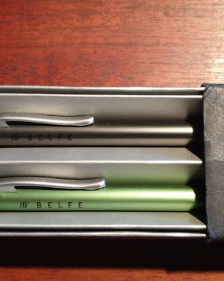 2 penne in metallo belfe