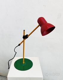 Brama Vintage 80s Memphis Table Metal Lamp Lampada