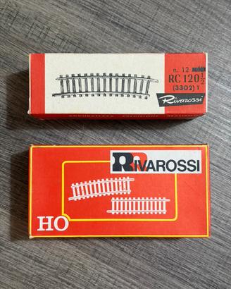 24 binari curvi Rivarossi 3302 RC 120 1/2