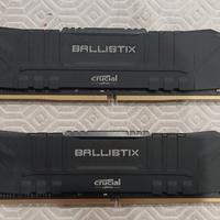 RAM Crucial Ballistix ddr4 2x8 3600mhz CL16