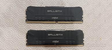 RAM Crucial Ballistix ddr4 2x8 3600mhz CL16