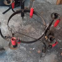 Lampadario porta penna bilancia vintage e analitic