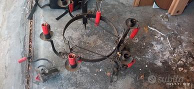 Lampadario porta penna bilancia vintage e analitic