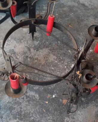 Lampadario porta penna bilancia vintage e analitic